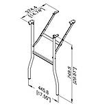 Ніжки R1600 столу, складні алюмінієві., фото 3