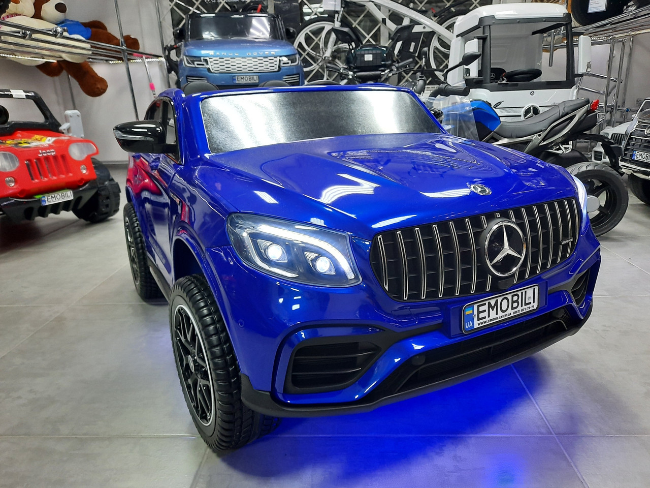 Дитячий джип Mercedes-Benz GLE Coupe, АКБ 12 V 18 AH, мультимедійна сигналізація, led-підсвітка днища та ніг