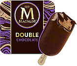 Морозиво ескімо Магнум Подвійний Шоколад "Magnum Double Chocolate" 69г 20шт, фото 2
