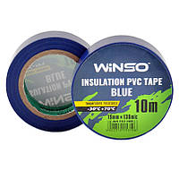 Изолента PVC 10м Winso синяя 19мм 130мк (упаковка 10шт)