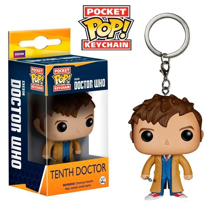 Фігурка брелок Funko Pop! Доктор Хто 10-й Доктор (Doctor Who 10th Doctor)