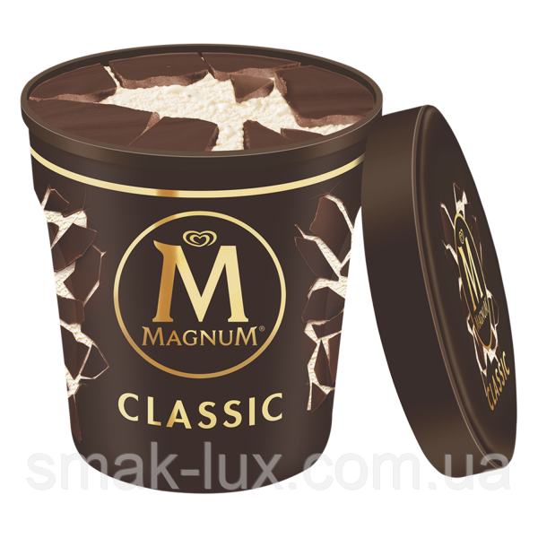 Морозиво Магнум Класік у відрі "Magnum pint Classic" 440мл/297г 8шт