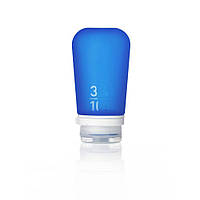 Силиконовая бутылочка Humangear GoToob + Large темно-синяя