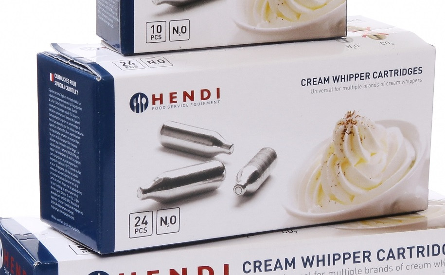 Балончики N₂O Hendi в сифон для вершків , 10 шт/упаковка, фото 1