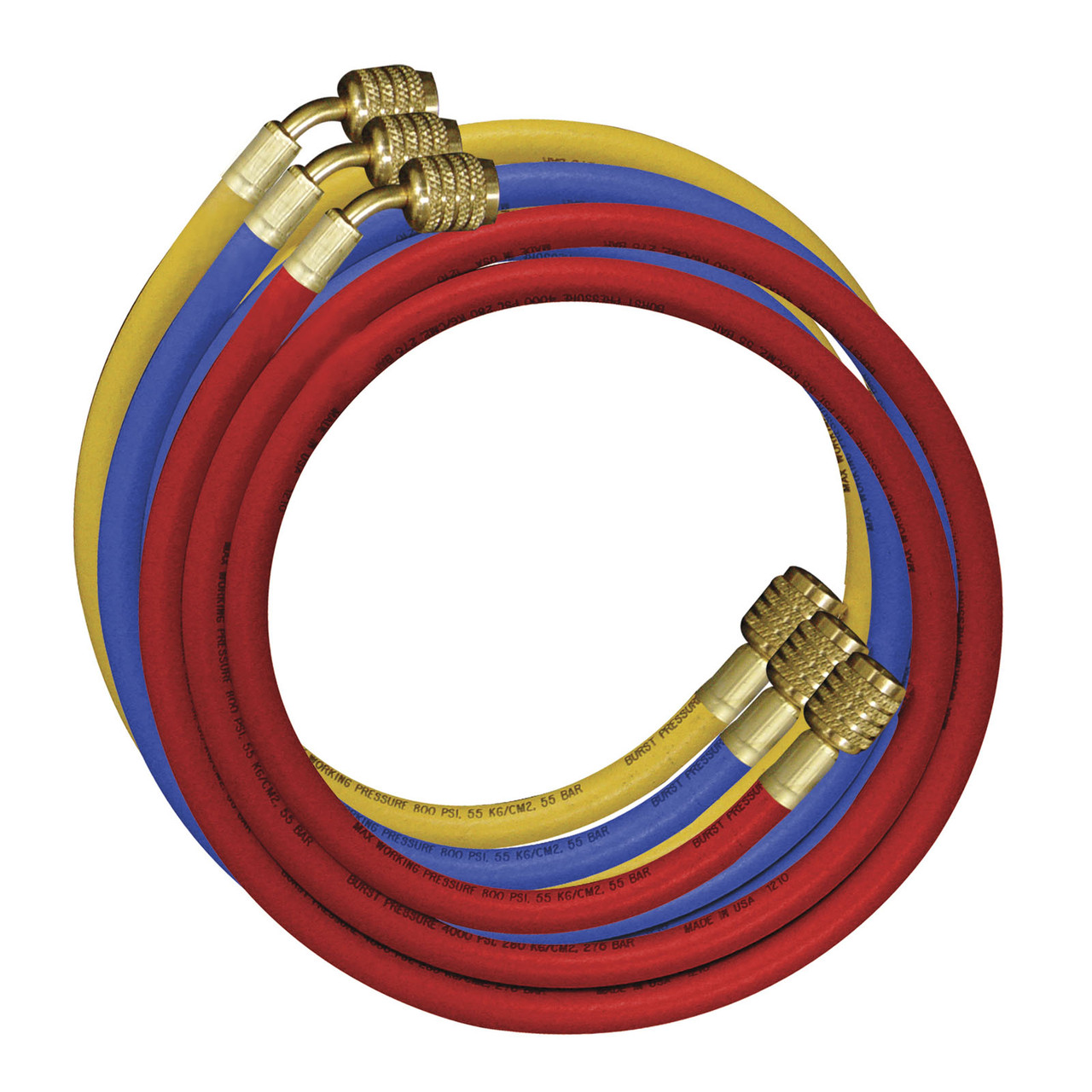 Шланг зарядний 5/16"х5/16", 150 см, R410A, 56 bar (комплі 3 шт.) (Mastercool, США) 49360-J