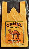 Пакет майка "Camel" 27х50 (уп 100 шт)- мешок 5 000 штук. Полиэтиленовые пакеты, пакеты с рисунком Camel