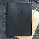 Шкіряна папка А4 з кільцевим механізмом "Книга відгуків", фото 3