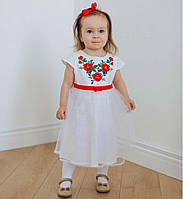 Вишита сукня для дівчинки Малютка
