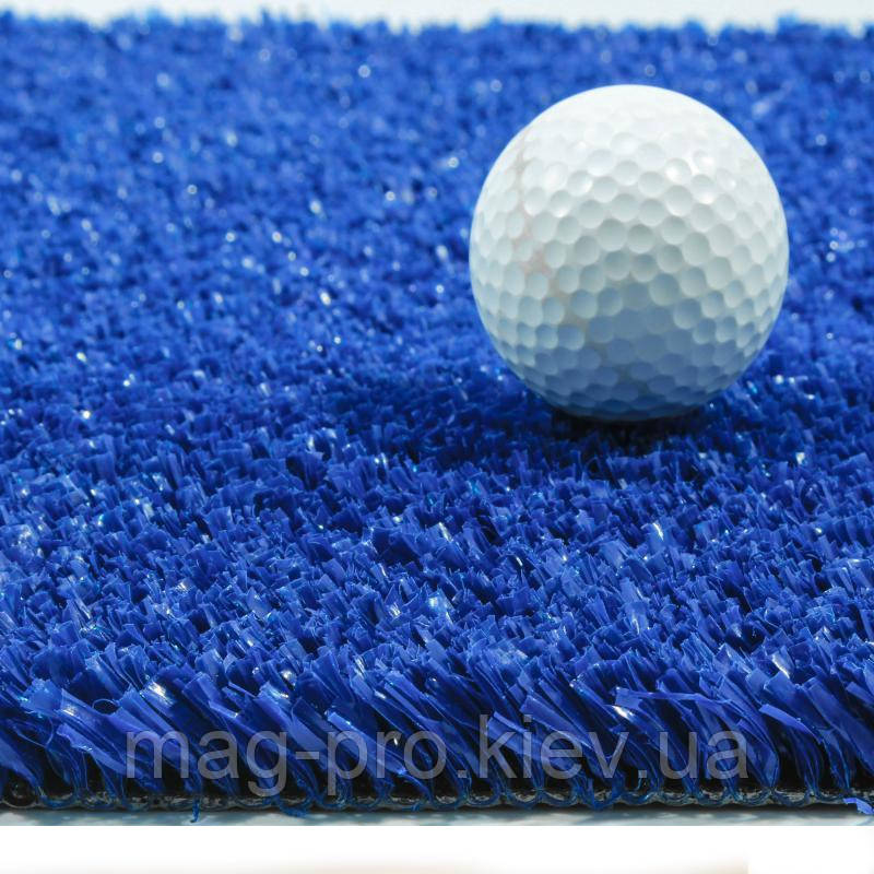 Штучна трава мультиспортивна 15 мм. (кольорова) синій