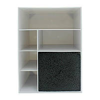 Підставка для перукарських ножиць та гребінців SPL, біла (21137WH), фото 3