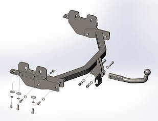 Фаркоп INFINITI QX-60 JX-35 USA кросовер 2013-