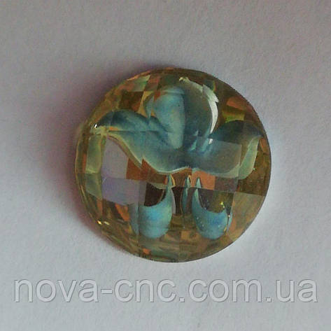 Акриловые клеевые кабошоны для украшений 20 мм 10 шт, фото 1