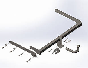 Фаркоп CHEVROLET CRUZE  USA седан 2015-