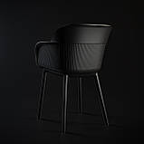 Крісло Tilia Shell-P чорне, фото 3