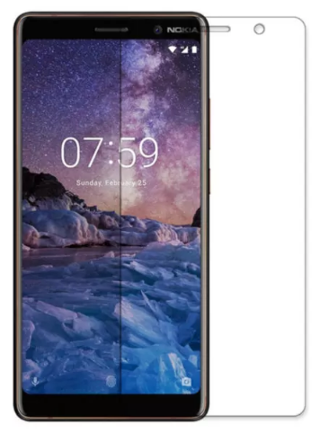 Гідрогелева захисна плівка AURORA AAA на Nokia 7 Plus на весь екран прозора