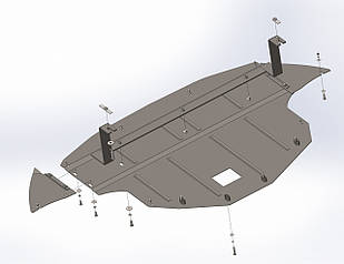 Захист двигуна і КПП HYUNDAI TUCSON 2019-
