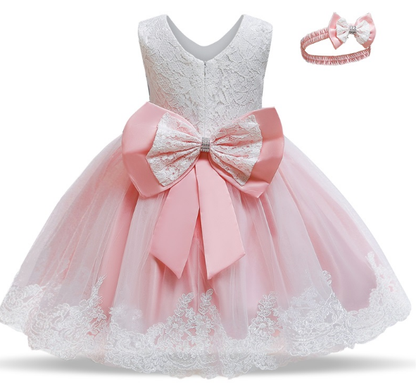 Ошатне пишне  рожеве плаття до 2 роківElegant fluffy pink dress up to 2 years