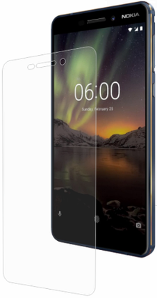 Гідрогелева захисна плівка AURORA AAA на Nokia 6.1 на весь екран прозора, фото 2