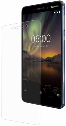 Гідрогелева захисна плівка на Nokia 6.1 на весь екран прозора, фото 2