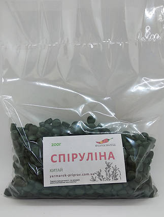 Спіруліна таблетки, 200г, фото 1