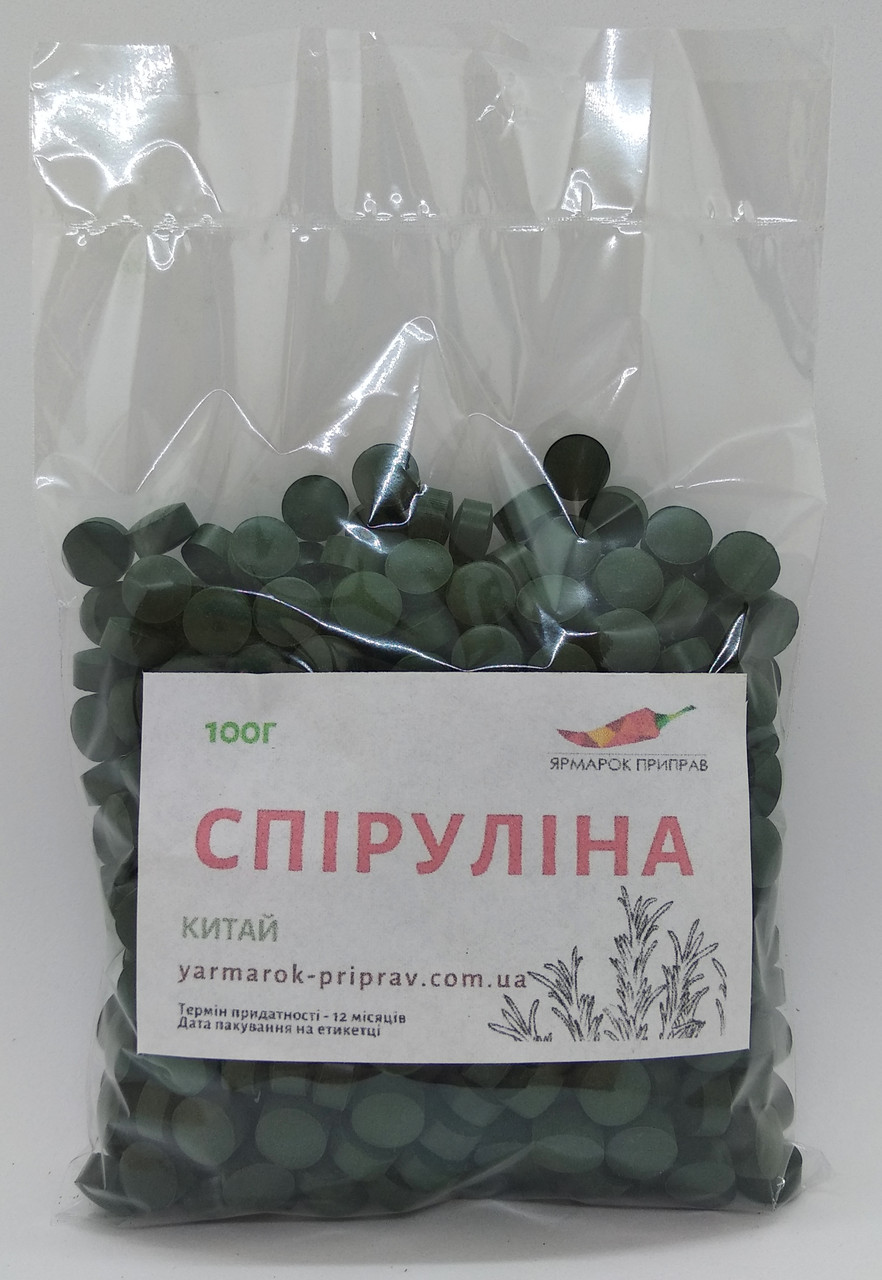 Спіруліна таблетки, 100г