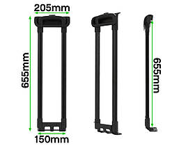 Висувна система для валізи ВС-1701/2 з кнопкою Висота 65,5 см.