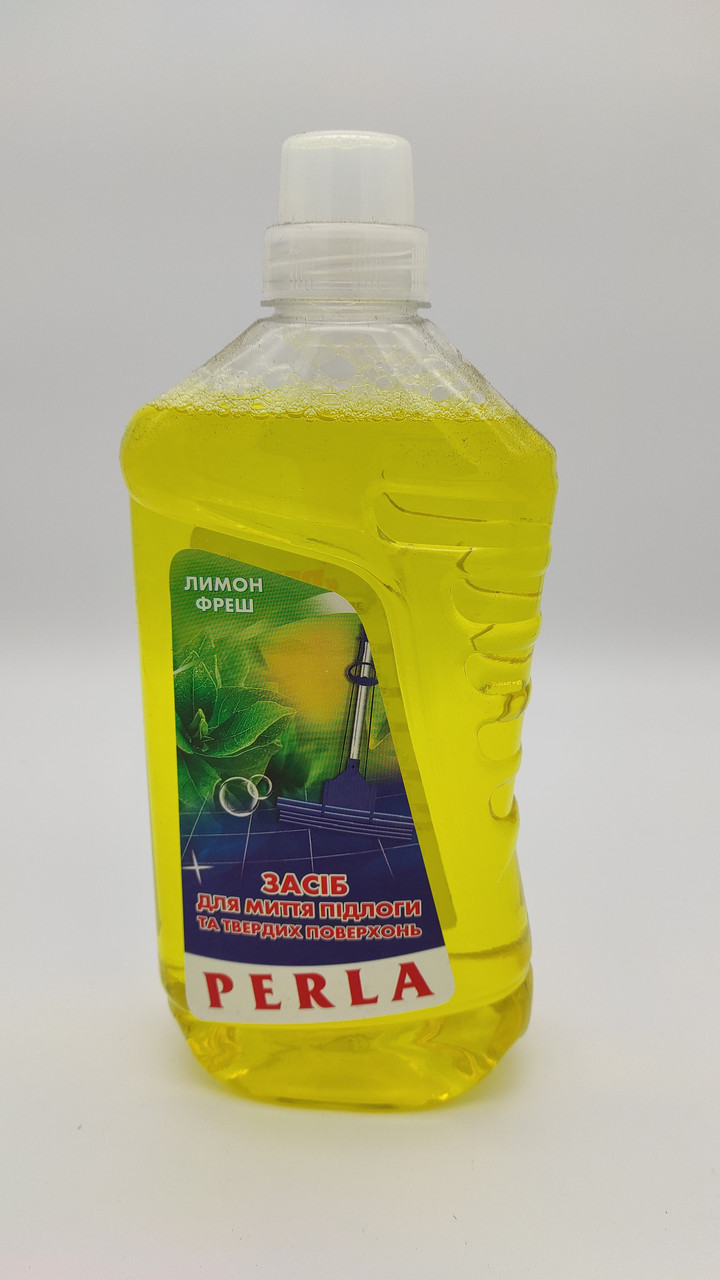 Засіб для підлоги PERLA лимон фреш, 1000 мл, Perla, фото 1