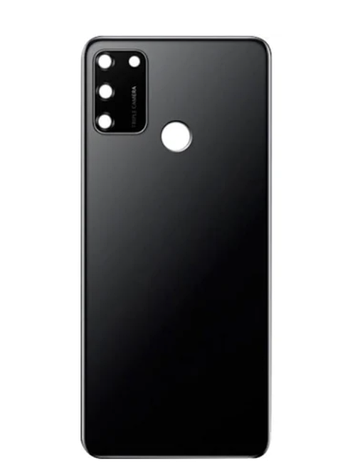 Задня кришка Honor 9A, чорна, оригінал (Китай) + скло камери, фото 1