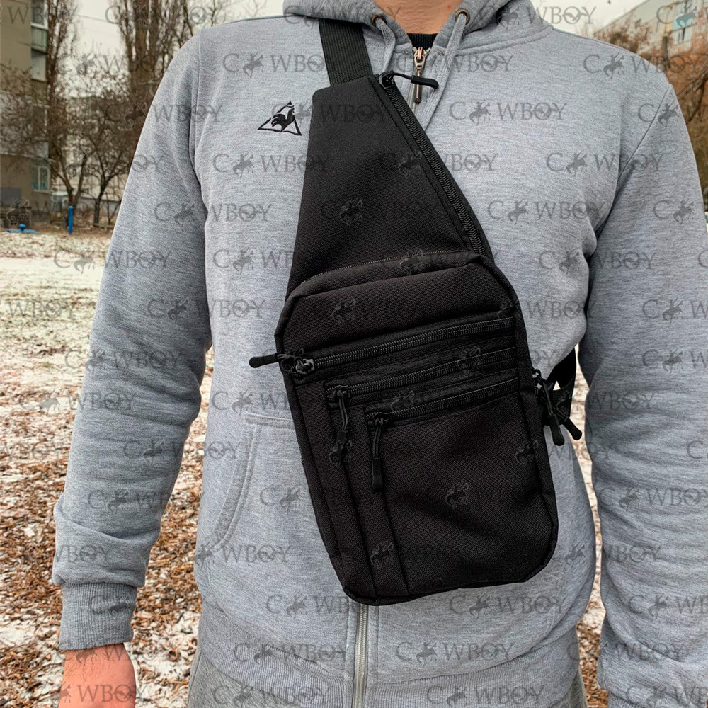 Сумка-кобура наплічна синтетична АР-3 Elite, чорна (Cordura)
