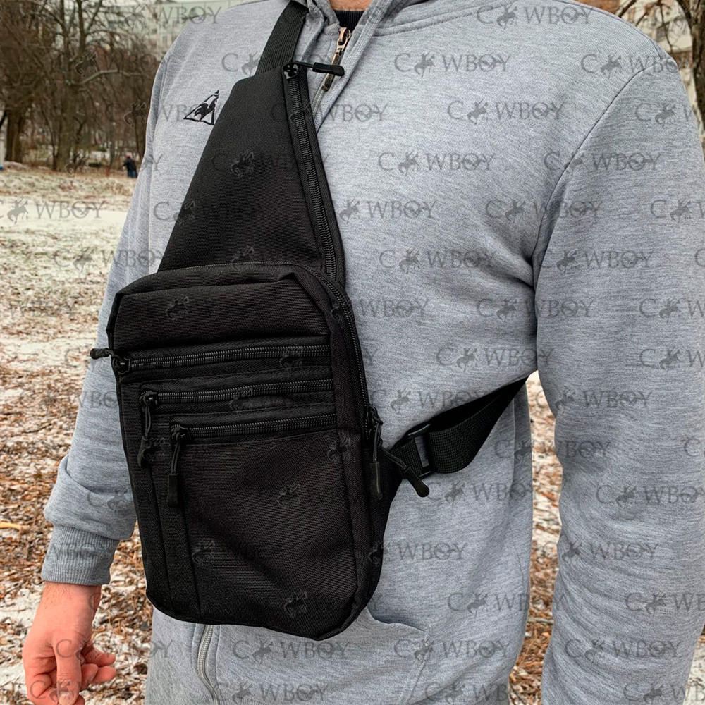 Сумка-кобура наплічна АР-4 Elite, чорна (Cordura)