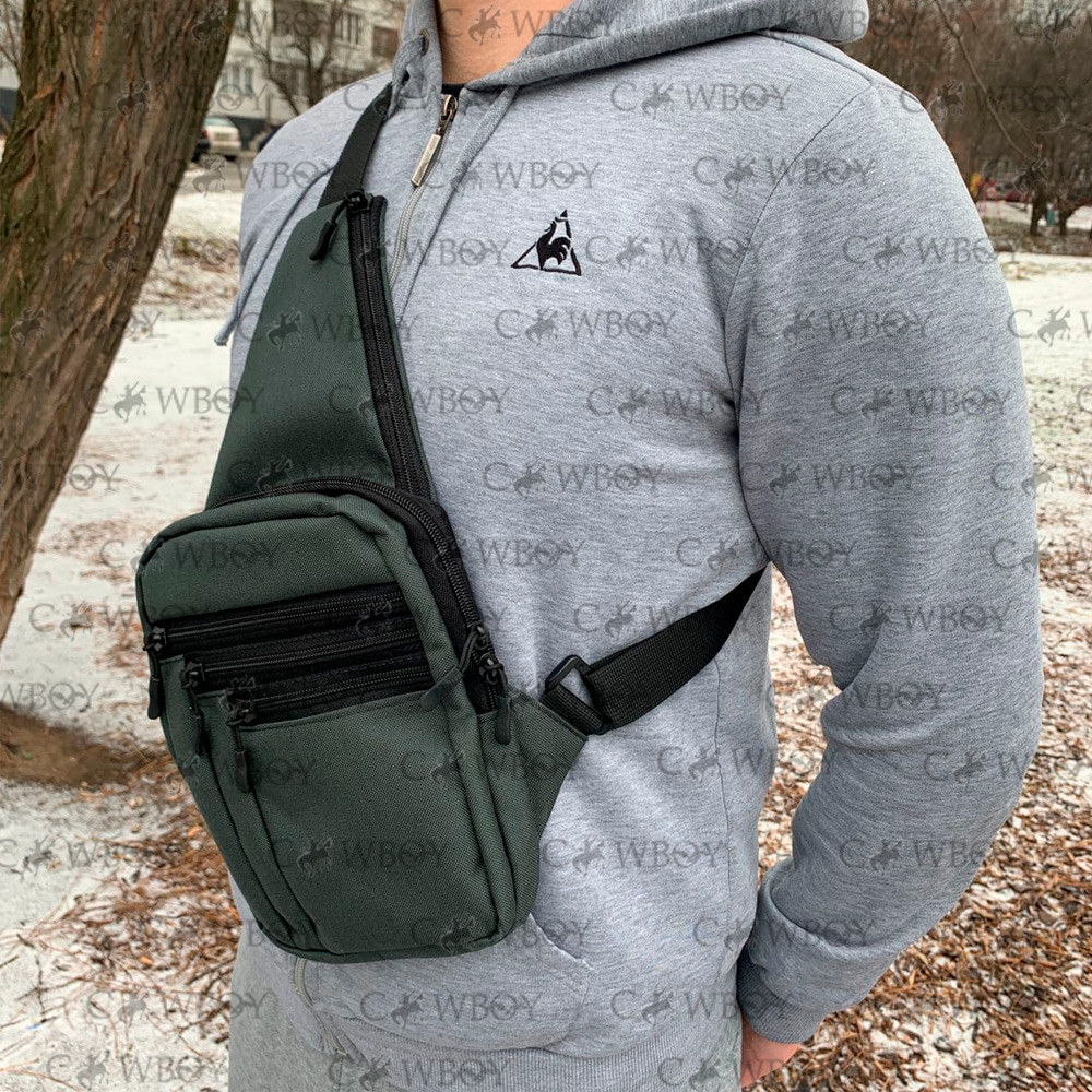 Сумка-кобура наплічна АР-4 Elite, темно-сіра (Cordura)