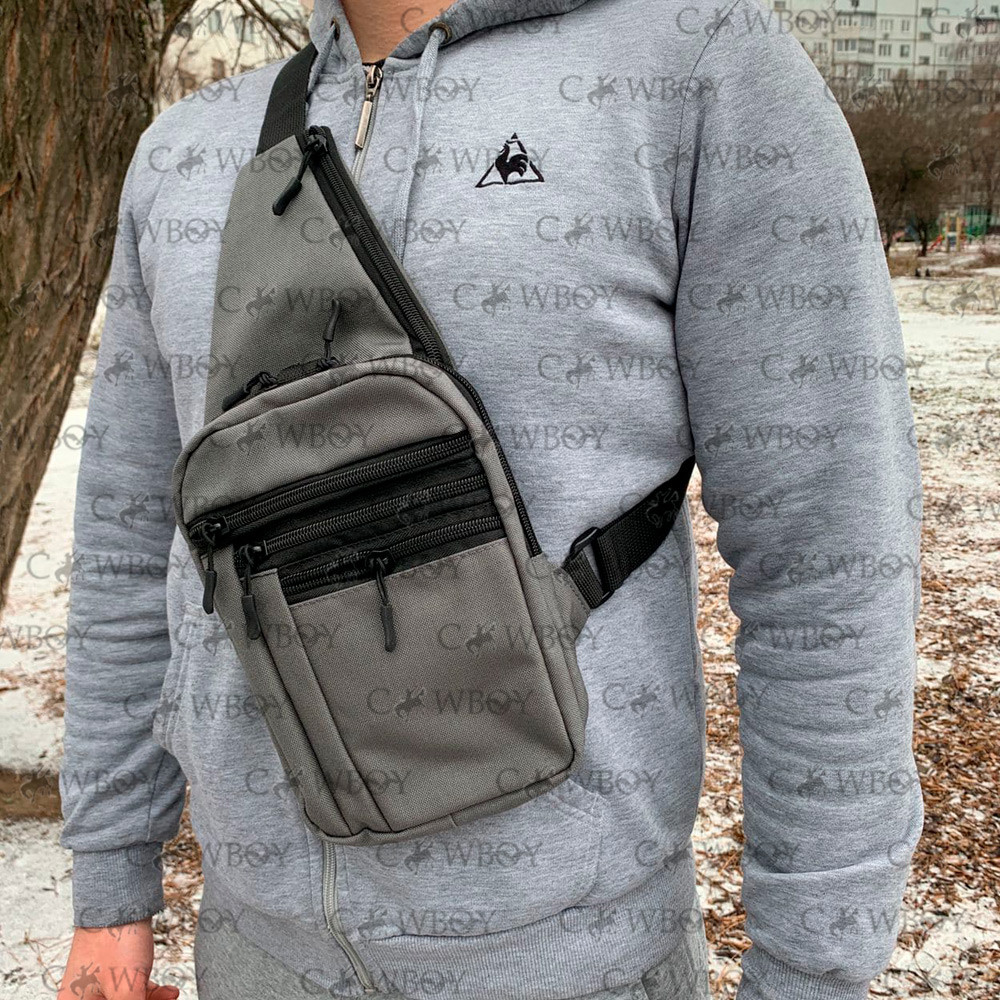 Сумка-кобура наплічна АР-4 Elite, світло-сіра (Cordura)