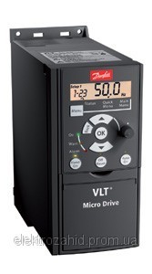 Частотный преобразователь Danfoss VLT  Micro Drive FC 51 132F0001 - 0.18 кВт, 220В, 1,2А