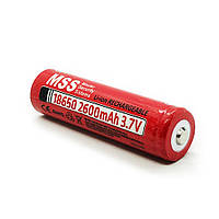 Аккумулятор Li-Ion 18650 MSS 2600mAh (3.7v) (1шт.)