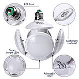 Лампочка люстра світлодіодна розкладна LED-лампа 40 Вт 220 В E27 Football UFO Lamp new bubble, фото 4