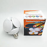 Лампочка люстра світлодіодна розкладна LED-лампа 40 Вт 220 В E27 Football UFO Lamp new bubble, фото 8