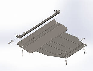 Захист двигуна та КПП TOYOTA RAV4 2 (2000-2005)