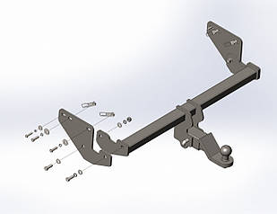 Фаркоп Hyundai Tucson (2019-2020)