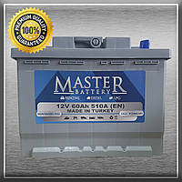 Акумулятор Master 6CT-60-1 60Ah/510A L+ 1 (Мастер) Автомобільний АКБ Кислотний Туреччина НДC
