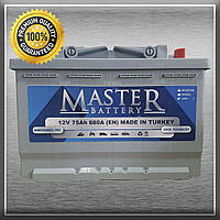 Аккумулятор Master 6CT-75-0 75Ah/680A R+ 0 (Мастер) Автомобильный АКБ Кислотный Турция НДC