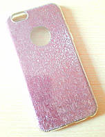 Силиконовая накладка Gliter для Iphone 6/6S (Pink)