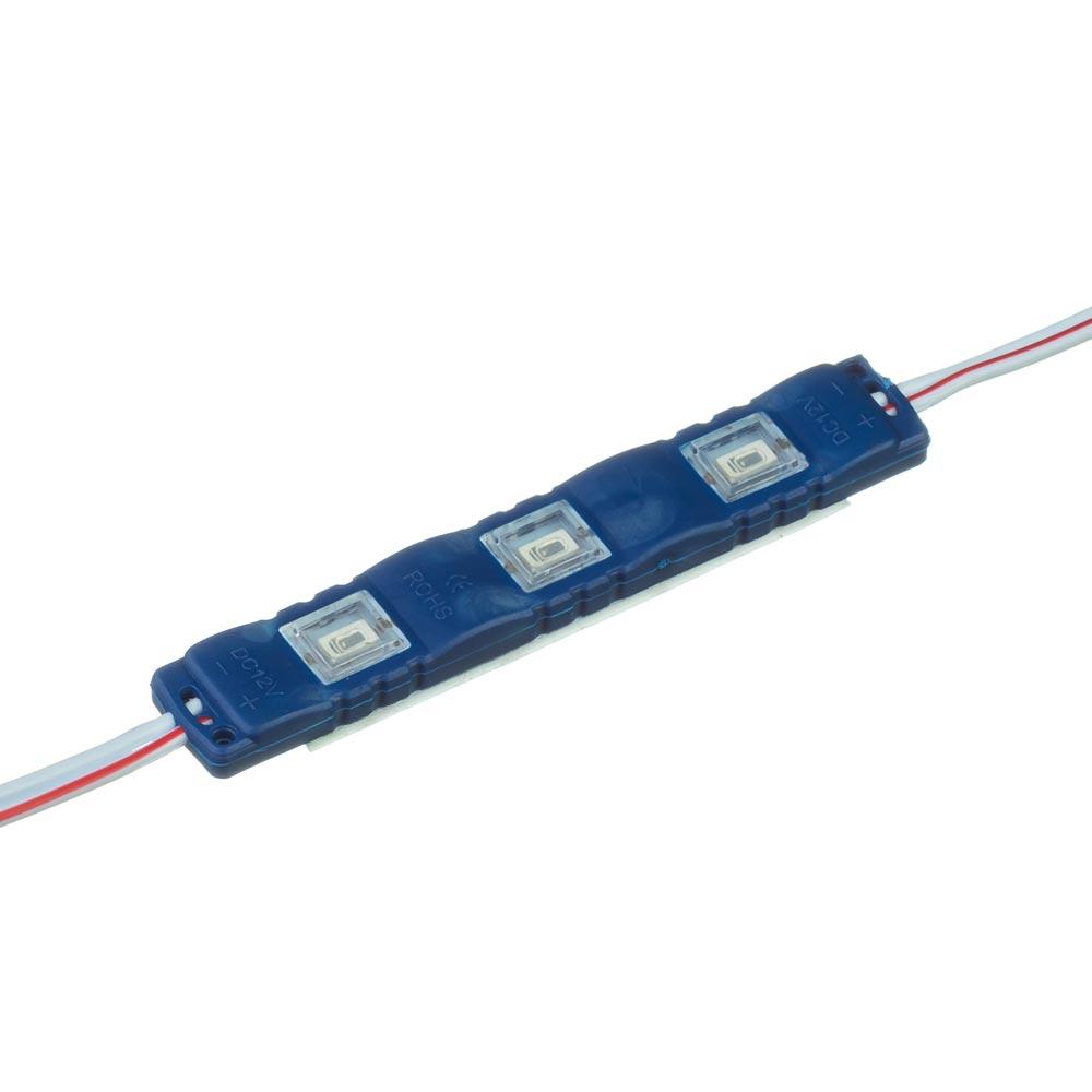 Модуль світлодіодний синій 12 в smd5730 3LED 1.5 Вт герметичний