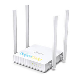 Роутер TP-LINK Archer C24, до 733 Mb/s, 2.4/5GHz, 4x10/100 Mb/s, 4 зовнішні незнімні антени