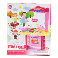 Кухня детская игрушечная Mini grill, с плитой и продуктами, 3807