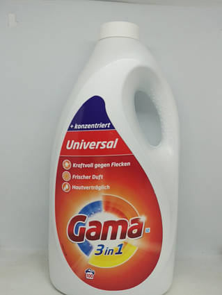 Гель для прання Gama Universal 3в1 100пр 5л