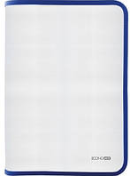 Папка "Economix" №E31645-02 B5 пласт. на блиск.(синя)(20)