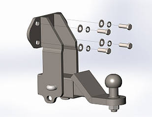 Фаркоп TOYOTA LAND CRUISER PRADO j120/125 2002-2009