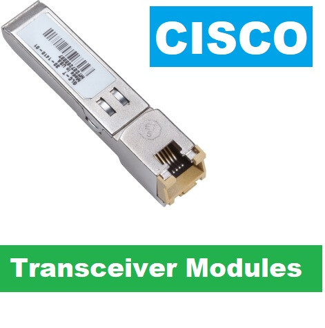 Трансивер Cisco 1000BASE-T SFP transceiver module for Category 5 copper wire, RJ-45 connector - фото 1 - id-p1390801456