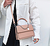 Сумка жіноча шкіряна через плече Femme Рожевий, фото 6