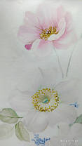 Вінілові наклейки в салон краси на стіну, вікна, шафи "ніжні квіти і метелики" 40см*60см (лист 35*50см), фото 2